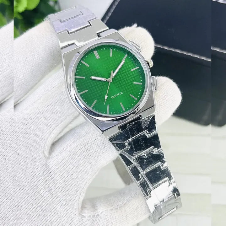 Classy Watch for Men Stainless Steel Chain Waterproof Quartz Watch