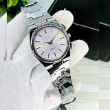 Classy Watch for Men Stainless Steel Chain Waterproof Quartz Watch