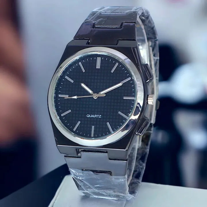 Classy Watch for Men Stainless Steel Chain Waterproof Quartz Watch