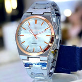 Classy Watch for Men Stainless Steel Chain Waterproof Quartz Watch